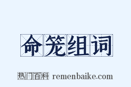 命笼组词是什么意思的图片